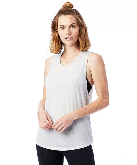 Plunge Neck Women's Seamless Tank Tops for a Smooth Fit 3095B2 - Alternative Ladies Slinky-Jersey Muscle Tank Top | Oatmeal Heather Plunge Neck Women's Seamless Tank Tops for a Smooth Fit 3095B2 - Alternative Ladies Slinky-Jersey Muscle Tank Top | Oatmeal Heather