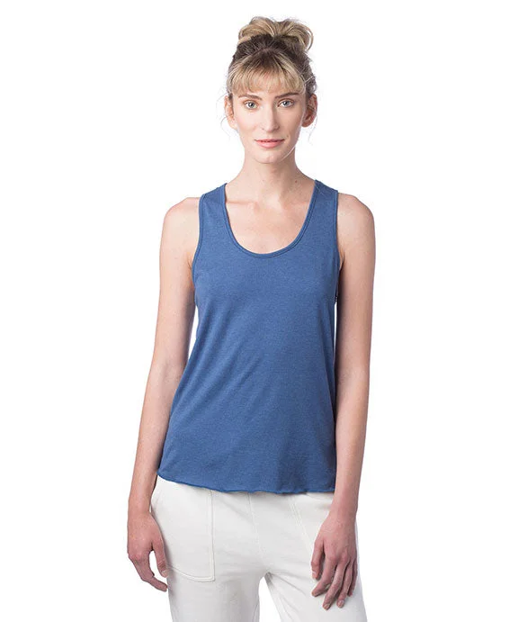 Halter Neck Women's Modal Blend Tank Tops for Comfort  4460HM - Alternative Ladies Modal Tri-Blend Racer Tank Top | Heritage Royal