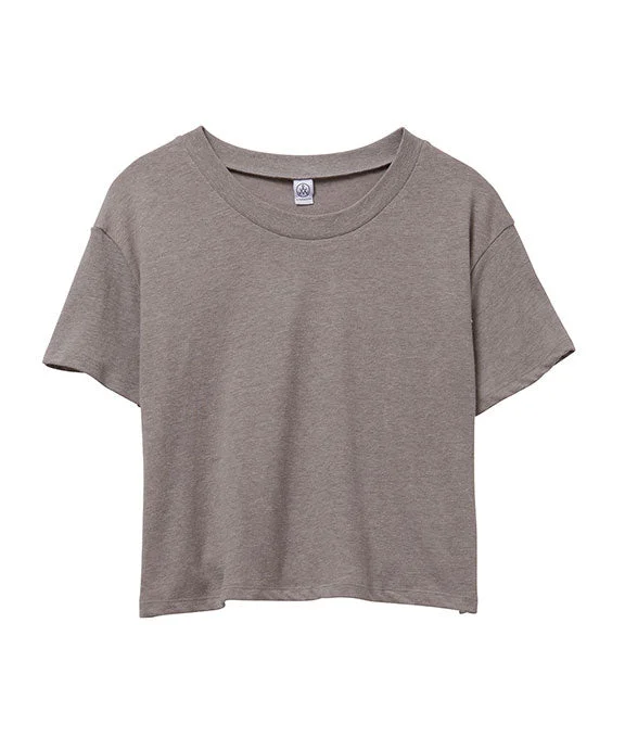 Women's red t shirt Women's red t shirt 5114BP - Alternative Ladies Headliner Cropped T-Shirt | Smoke Grey Women's red t shirt Women's red t shirt 5114BP - Alternative Ladies Headliner Cropped T-Shirt | Smoke Grey