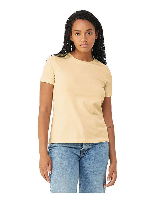 Women's yellow t shirt Women's yellow t shirt 6400CVC - Bella + Canvas Ladies Relaxed Heather CVC Short-Sleeve T-Shirt | Heather Soft Cream Women's yellow t shirt Women's yellow t shirt 6400CVC - Bella + Canvas Ladies Relaxed Heather CVC Short-Sleeve T-Shirt | Heather Soft Cream