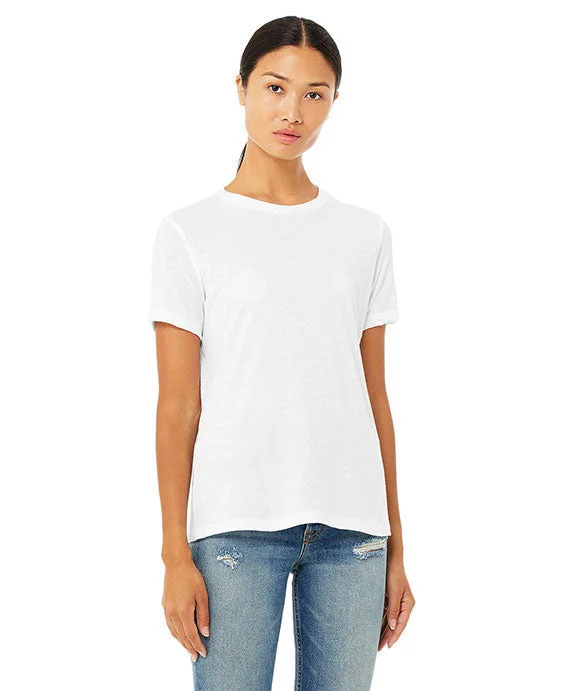 Women's plus size t shirt Women's plus size t shirt 6400CVC - Bella + Canvas Ladies Relaxed Heather CVC Short-Sleeve T-Shirt | Solid White Blend Women's plus size t shirt Women's plus size t shirt 6400CVC - Bella + Canvas Ladies Relaxed Heather CVC Short-Sleeve T-Shirt | Solid White Blend