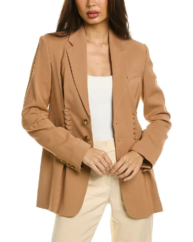 Women's Notched Lapel Blazers in Beige for a Timeless Outfit A.L.C. Maverick Jacket