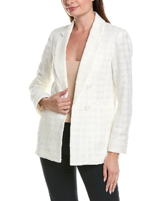 Women's Longline Linen Blazers in Pastel Colors for Summer Events Anne Klein Double Breasted Jacket Women's Longline Linen Blazers in Pastel Colors for Summer Events Anne Klein Double Breasted Jacket