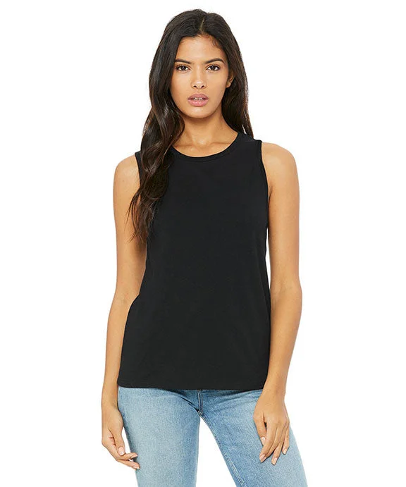 Women's Longline Tank Tops with Abstract Prints B6003 - Bella + Canvas Ladies Jersey Muscle Tank Top | Black Women's Longline Tank Tops with Abstract Prints B6003 - Bella + Canvas Ladies Jersey Muscle Tank Top | Black