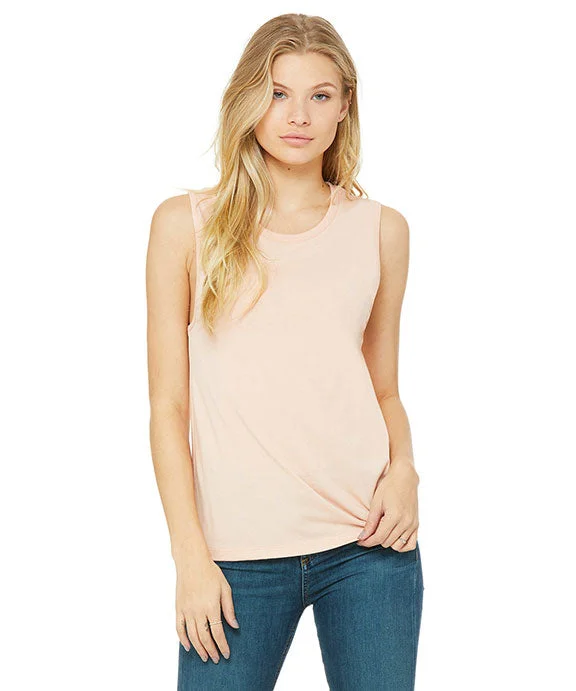 One - Shoulder Women's Rayon Blend Tank Tops for a Flowy Look B6003 - Bella + Canvas Ladies Jersey Muscle Tank Top | Heather Peach One - Shoulder Women's Rayon Blend Tank Tops for a Flowy Look B6003 - Bella + Canvas Ladies Jersey Muscle Tank Top | Heather Peach