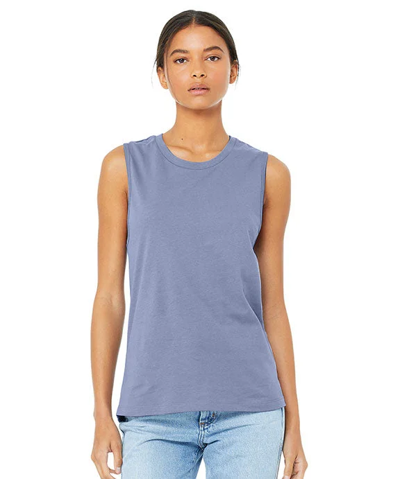 Plunge Neck Women's Seamless Tank Tops for a Smooth Fit B6003 - Bella + Canvas Ladies Jersey Muscle Tank Top | Lavender Blue Plunge Neck Women's Seamless Tank Tops for a Smooth Fit B6003 - Bella + Canvas Ladies Jersey Muscle Tank Top | Lavender Blue