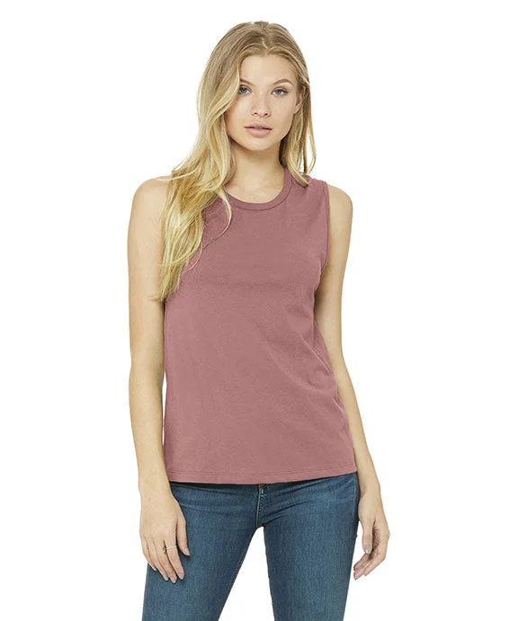 Plus Size Women's Side - Slit Tank Tops in Metallic Shades B6003 - Bella + Canvas Ladies Jersey Muscle Tank Top | Mauve Plus Size Women's Side - Slit Tank Tops in Metallic Shades B6003 - Bella + Canvas Ladies Jersey Muscle Tank Top | Mauve