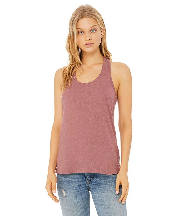 Plus Size Women's Embroidered Tank Tops in Boho Styles B6008 - Bella + Canvas Ladies Jersey Racerback Tank Top | Heather Mauve Plus Size Women's Embroidered Tank Tops in Boho Styles B6008 - Bella + Canvas Ladies Jersey Racerback Tank Top | Heather Mauve