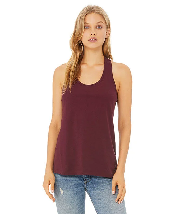 Plunge Neck Women's Seamless Tank Tops for a Smooth Fit B6008 - Bella + Canvas Ladies Jersey Racerback Tank Top | Maroon Plunge Neck Women's Seamless Tank Tops for a Smooth Fit B6008 - Bella + Canvas Ladies Jersey Racerback Tank Top | Maroon