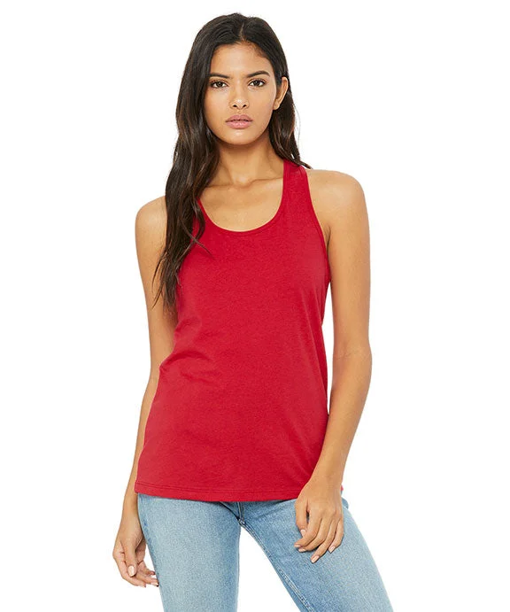 Halter Neck Women's Modal Blend Tank Tops for Comfort B6008 - Bella + Canvas Ladies Jersey Racerback Tank Top | Red Halter Neck Women's Modal Blend Tank Tops for Comfort B6008 - Bella + Canvas Ladies Jersey Racerback Tank Top | Red