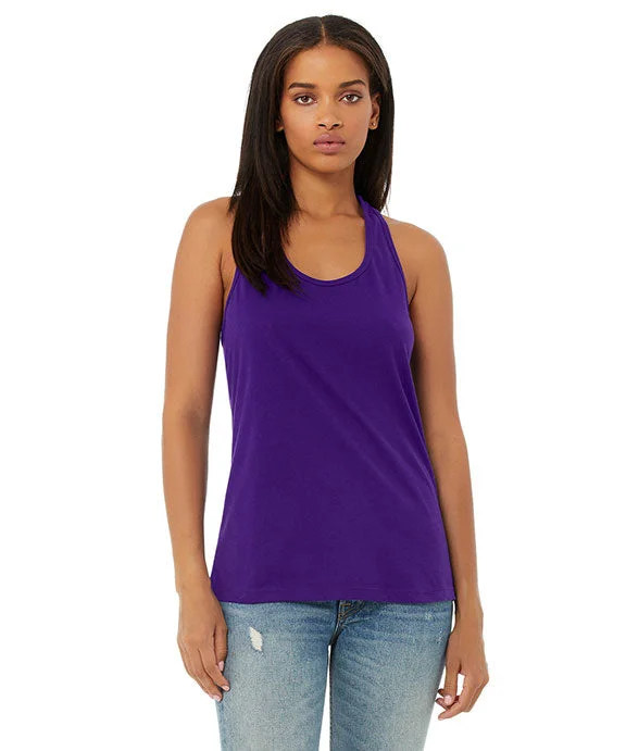 Square Neck Women's Organic Cotton Tank Tops in Earth Tones B6008 - Bella + Canvas Ladies Jersey Racerback Tank Top | Team Purple Square Neck Women's Organic Cotton Tank Tops in Earth Tones B6008 - Bella + Canvas Ladies Jersey Racerback Tank Top | Team Purple