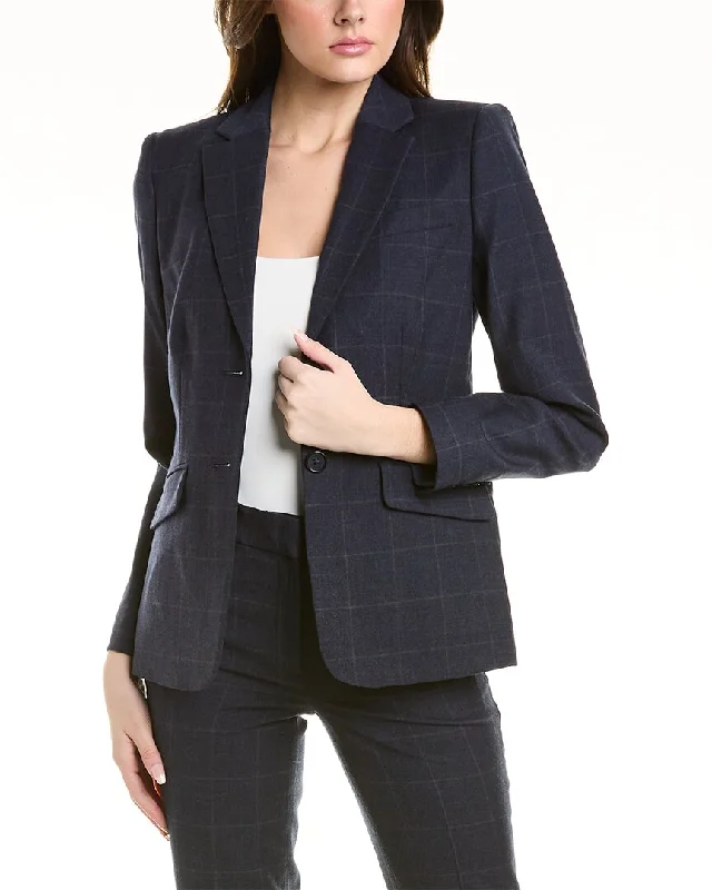 Plus Size Women's Sequin - Embellished Blazers in Silver for a Glamorous Party Brooks Brothers Explorer Wool-Blend Jacket Plus Size Women's Sequin - Embellished Blazers in Silver for a Glamorous Party Brooks Brothers Explorer Wool-Blend Jacket