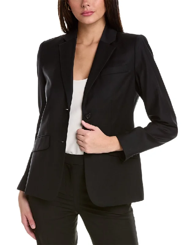 Double - Breasted Women's Polyester Blazers in Bright Colors for a Fun Style Brooks Brothers Wool-Blend Jacket Double - Breasted Women's Polyester Blazers in Bright Colors for a Fun Style Brooks Brothers Wool-Blend Jacket