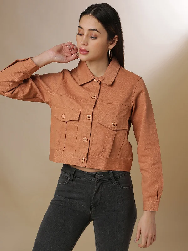 Women's long - length wool blend jackets for a warm and stylish winter look Campus Sutra Women Solid Stylish Casual Denim Jacket Women's long - length wool blend jackets for a warm and stylish winter look Campus Sutra Women Solid Stylish Casual Denim Jacket