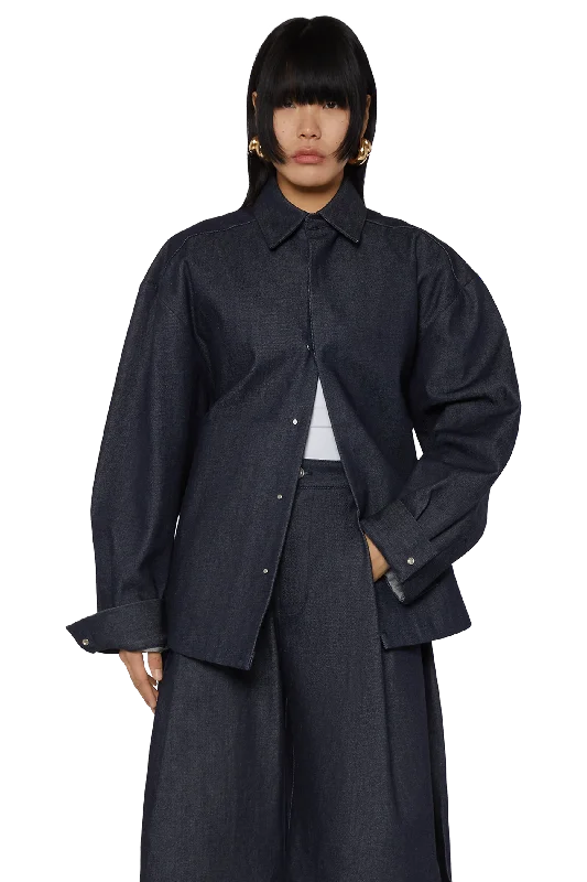 Plus - Size Denim Top for a Comfortable and Stylish Fit Denim 440 Jacket in Indigo