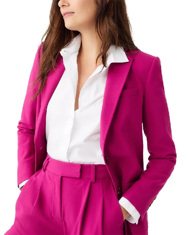 Plus Size Women's Cropped Velvet Blazers in Burgundy for a Night Out J.McLaughlin Mercia Blazer Plus Size Women's Cropped Velvet Blazers in Burgundy for a Night Out J.McLaughlin Mercia Blazer
