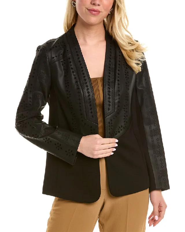Women's Notched Lapel Blazers in Beige for a Timeless Outfit Kobi Halperin Wanda Jacket Women's Notched Lapel Blazers in Beige for a Timeless Outfit Kobi Halperin Wanda Jacket