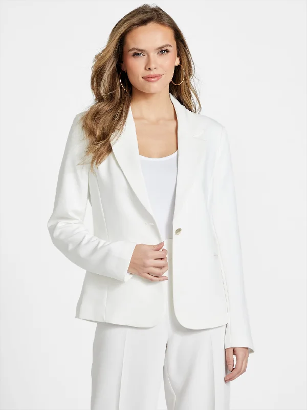 Women's Tailored Stretch Blazers in Navy Blue for Business Meetings Lily Blazer