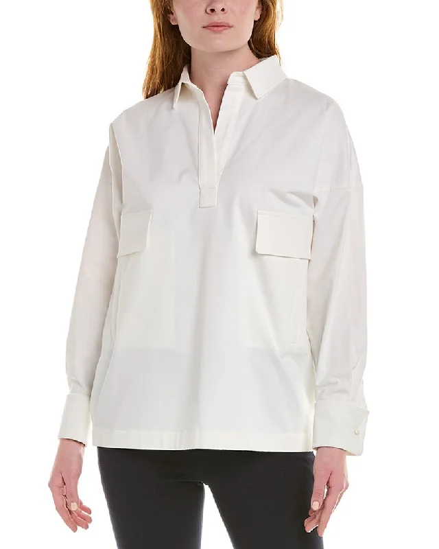 Plus Size Women's Embroidered Blazers in Floral Patterns for a Feminine Touch Max Mara Radioso Shirt Plus Size Women's Embroidered Blazers in Floral Patterns for a Feminine Touch Max Mara Radioso Shirt