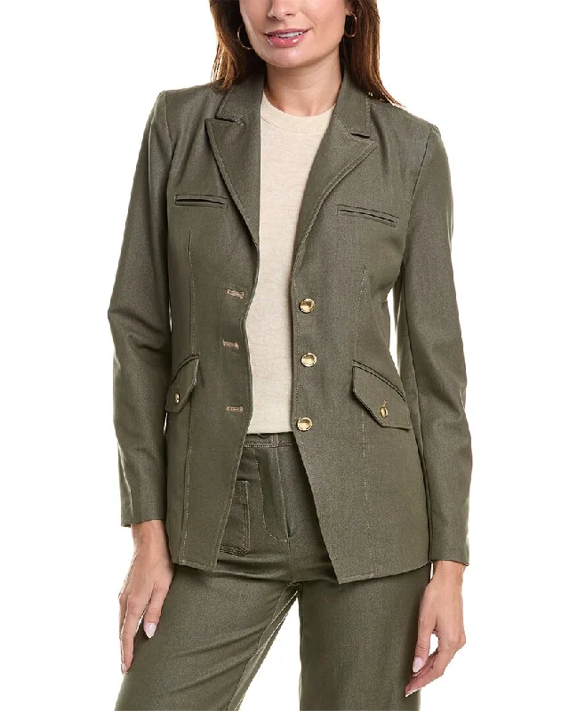 Plus Size Women's Double - Breasted Wool Blazers for Winter Office Wear Nanette Nanette Lepore Blazer Plus Size Women's Double - Breasted Wool Blazers for Winter Office Wear Nanette Nanette Lepore Blazer