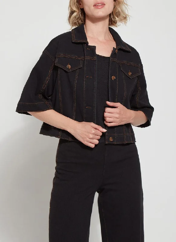 Women's long - line cardigan jackets in a soft knit for a cozy and elegant look Peoria Crop Denim Jacket Women's long - line cardigan jackets in a soft knit for a cozy and elegant look Peoria Crop Denim Jacket
