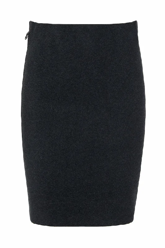 Skirts with a scalloped hem SKIRT - 3253 - SOFT BLACK