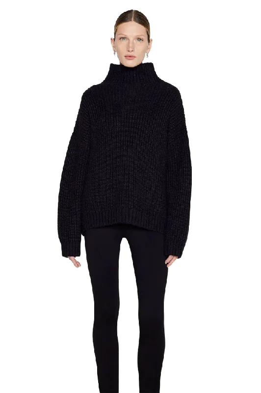 Single - Breasted Women's Tweed Blazers with Gold Buttons for a Classic Look Sydney Sweater - Black Single - Breasted Women's Tweed Blazers with Gold Buttons for a Classic Look Sydney Sweater - Black