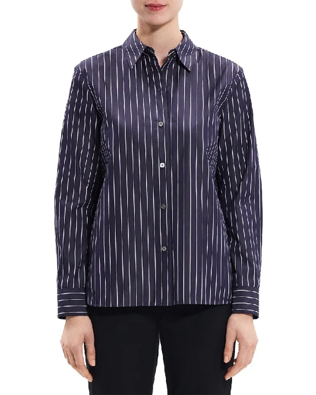 Single - Breasted Women's Corduroy Blazers in Mustard Yellow for an Autumn Vibe Theory New Straight Shirt Single - Breasted Women's Corduroy Blazers in Mustard Yellow for an Autumn Vibe Theory New Straight Shirt