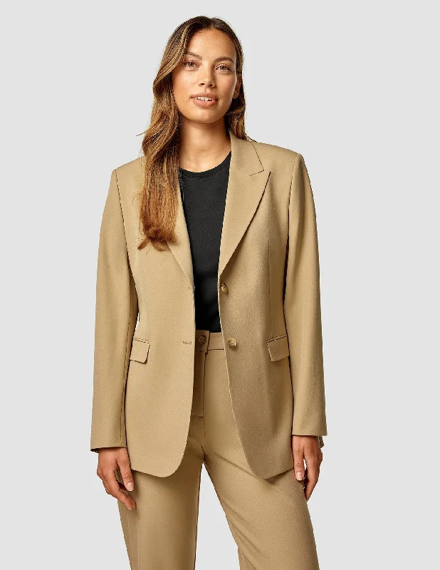 Oversized Women's Checkered Blazers in Black and White for a Trendy Style Essential Blazer Caramel Oversized Women's Checkered Blazers in Black and White for a Trendy Style Essential Blazer Caramel
