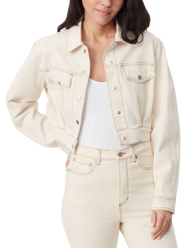 Women's long - line cardigan jackets in a soft knit for a cozy and elegant look Womens Cropped Denim Denim Jacket Women's long - line cardigan jackets in a soft knit for a cozy and elegant look Womens Cropped Denim Denim Jacket