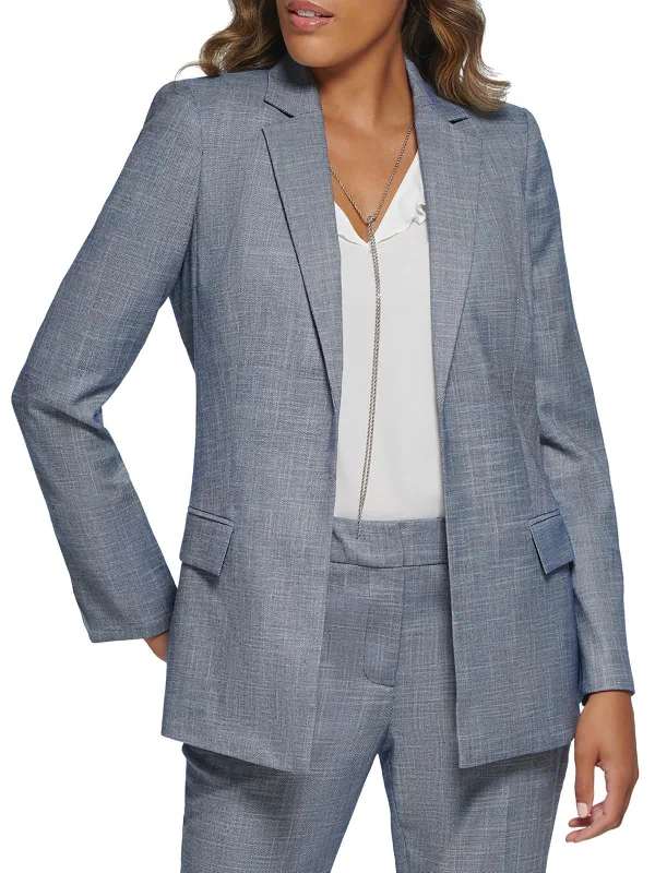 Plus Size Women's Faux Fur - Trimmed Blazers in Black for a Luxurious Look Womens Notch Collar Suit Separate Open-Front Blazer Plus Size Women's Faux Fur - Trimmed Blazers in Black for a Luxurious Look Womens Notch Collar Suit Separate Open-Front Blazer
