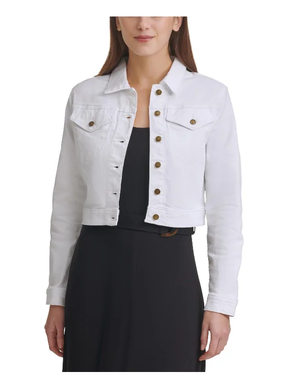 Women's military - style jackets with epaulets for a tough and fashionable appearance Womens Short Outerwear Denim Jacket Women's military - style jackets with epaulets for a tough and fashionable appearance Womens Short Outerwear Denim Jacket