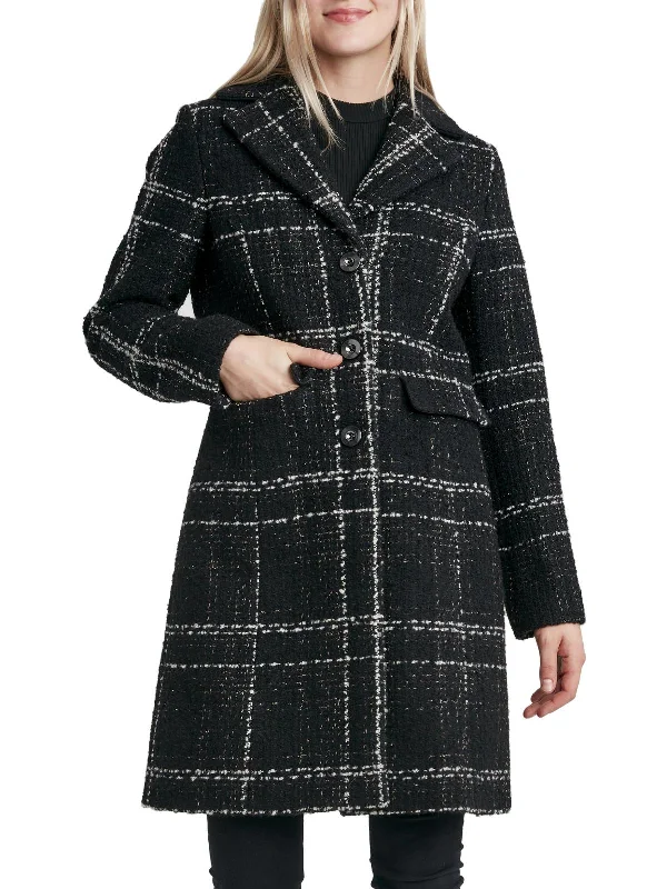 Mid - length women's down coats in a slim fit for a modern and sleek appearance Womens Tweed Cold Weather Walker Coat Mid - length women's down coats in a slim fit for a modern and sleek appearance Womens Tweed Cold Weather Walker Coat