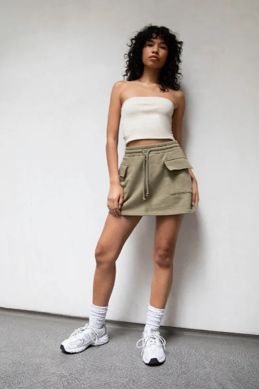 Skirts for a wine tasting CARGO MINI SKIRT
