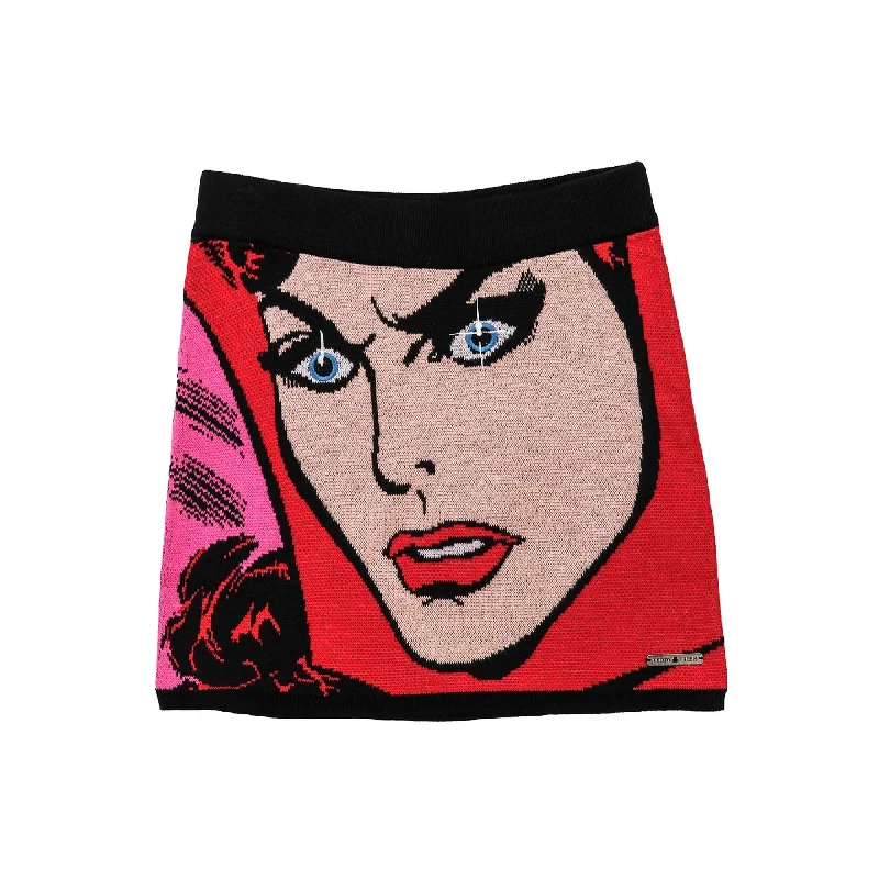 Skirts with a metallic finish TF x Marvel Scarlet Witch Jacquard Skirt