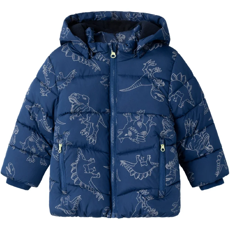 Checkered pattern wool winter coats for women​ Name It LimAndes Mosan Puffer Jacket Ref