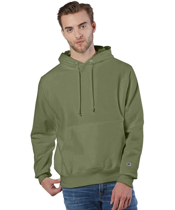 S1051 - Champion Reverse Weave® Pullover Hooded Sweatshirt | Fresh Olive