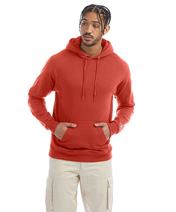 S700 - Champion Adult Double Dry Eco® Pullover Hooded Sweatshirt | Red River Clay