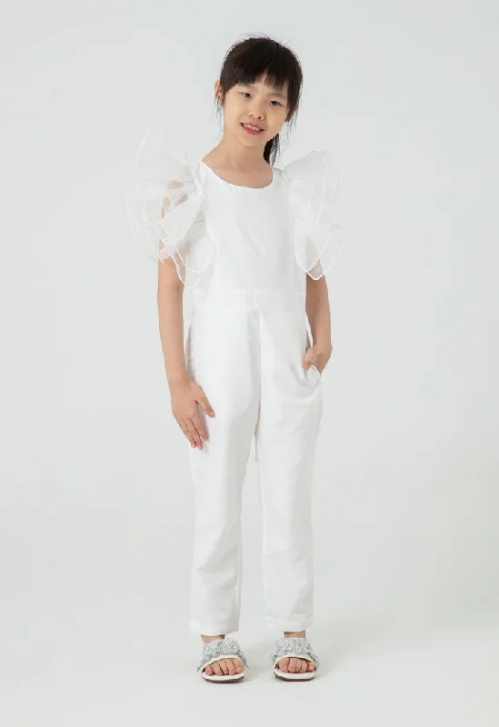 Sequined women jumpsuits for glamorous evening events Organza Butterfly Sleeve Jumpsuit Sequined women jumpsuits for glamorous evening events Organza Butterfly Sleeve Jumpsuit