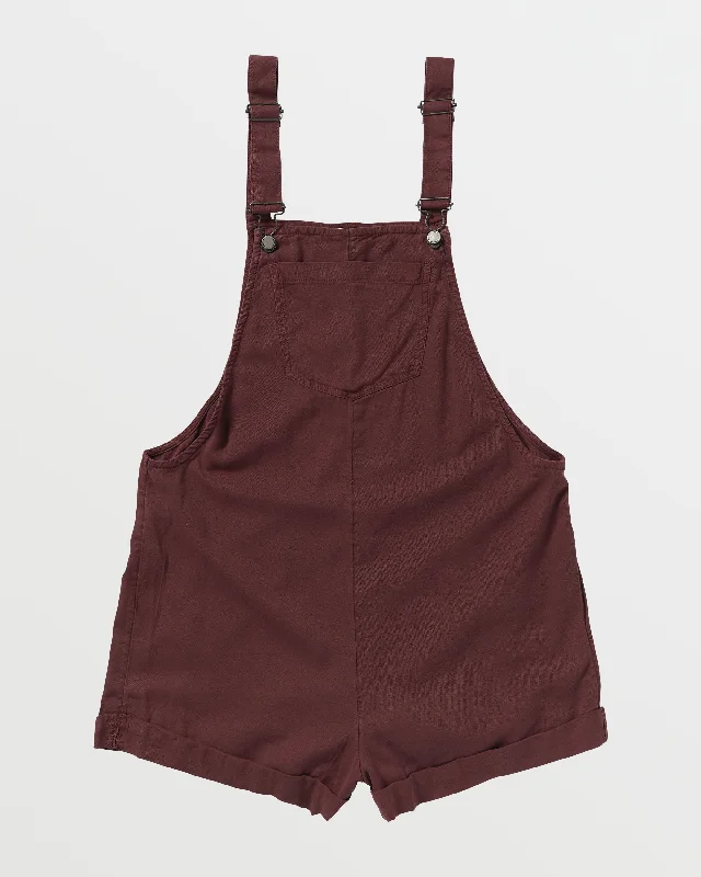 Women jumpsuits with an empire waist for a figure - enhancing look Silver Sky Set Short Overalls - Bitter Chocolate Women jumpsuits with an empire waist for a figure - enhancing look Silver Sky Set Short Overalls - Bitter Chocolate