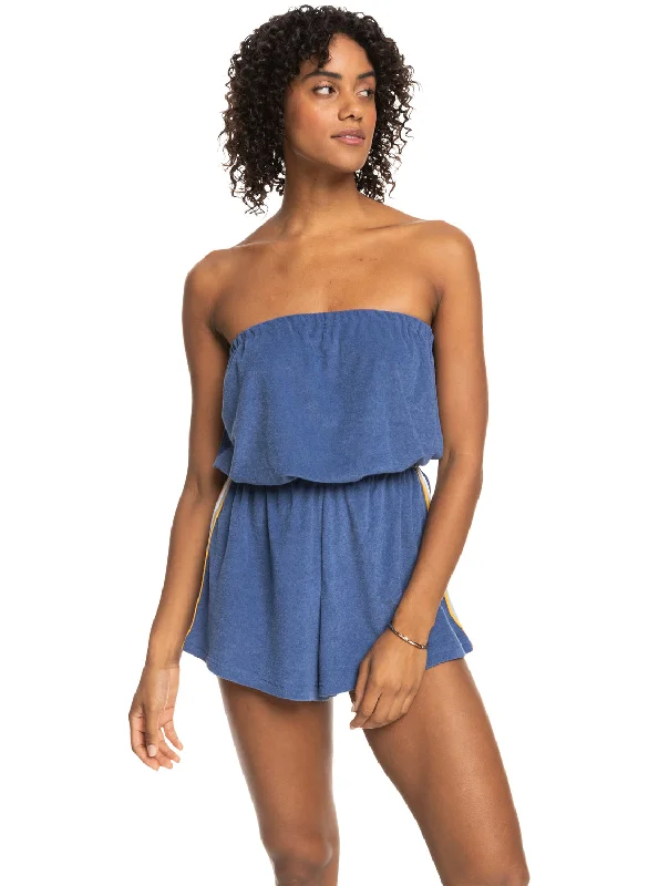 Women jumpsuits with one - shoulder tops for a stylish and asymmetric look Vintage Special Feeling Beach Cover-Up Romper - Marlin Women jumpsuits with one - shoulder tops for a stylish and asymmetric look Vintage Special Feeling Beach Cover-Up Romper - Marlin