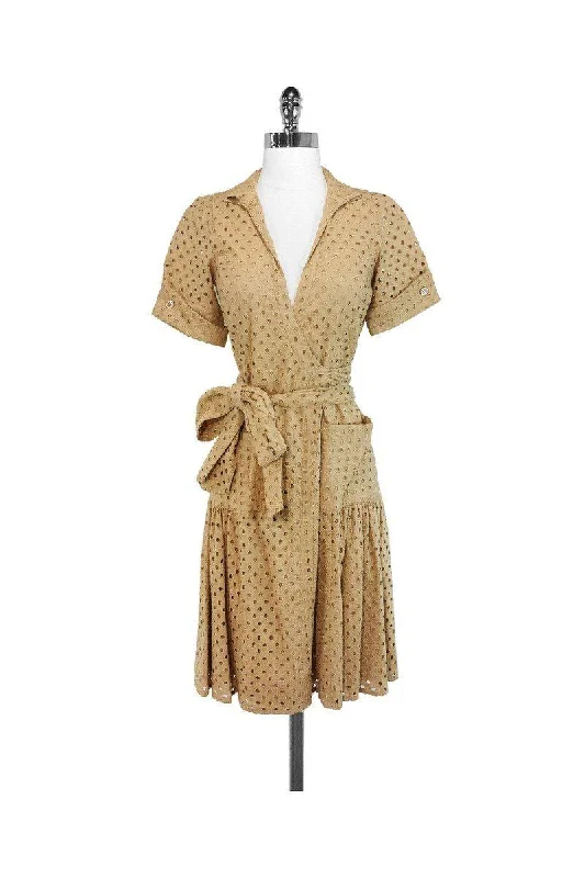 Off - the - Shoulder Women Dress for a Romantic and Feminine Look Off - the - Shoulder Women Dress for a Romantic and Feminine Look Diane von Furstenberg - Tan Eyelet Cotton Dress Sz 2 Off - the - Shoulder Women Dress for a Romantic and Feminine Look Off - the - Shoulder Women Dress for a Romantic and Feminine Look Diane von Furstenberg - Tan Eyelet Cotton Dress Sz 2