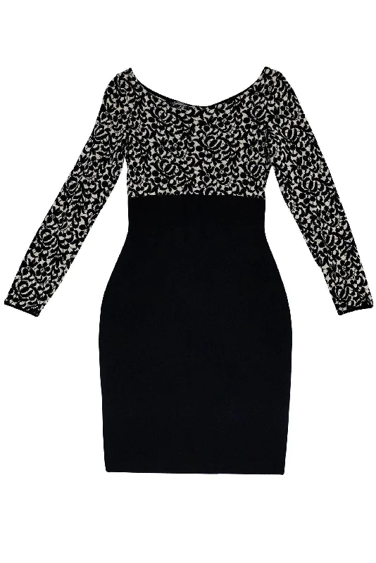 Sheath Women Dress with a Tailored Fit for a Professional Look Sheath Women Dress with a Tailored Fit for a Professional Look Herve Leger - Knit & Cream Floral Bodycon Dress Sz S
