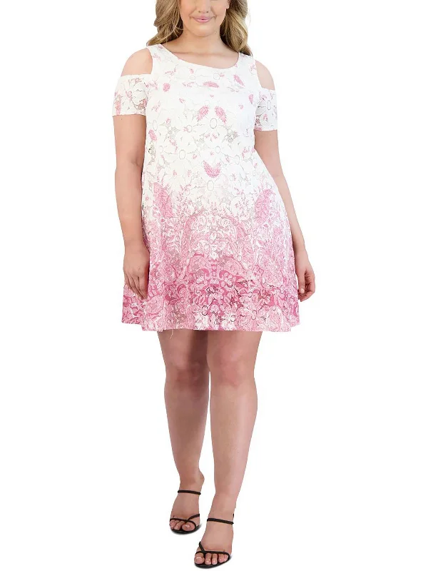Mermaid - Style Women Dress with a Fitted Silhouette for Special Occasions Mermaid - Style Women Dress with a Fitted Silhouette for Special Occasions Plus Womens Lace Overlay Lined Mini Dress