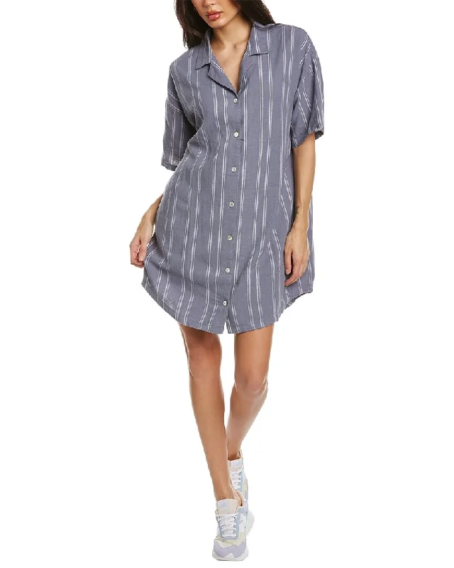 Plus Size Women Dress with a Flattering A - Line Cut for Comfort and Style Plus Size Women Dress with a Flattering A - Line Cut for Comfort and Style Z SUPPLY James Linen-Blend Mini Dress