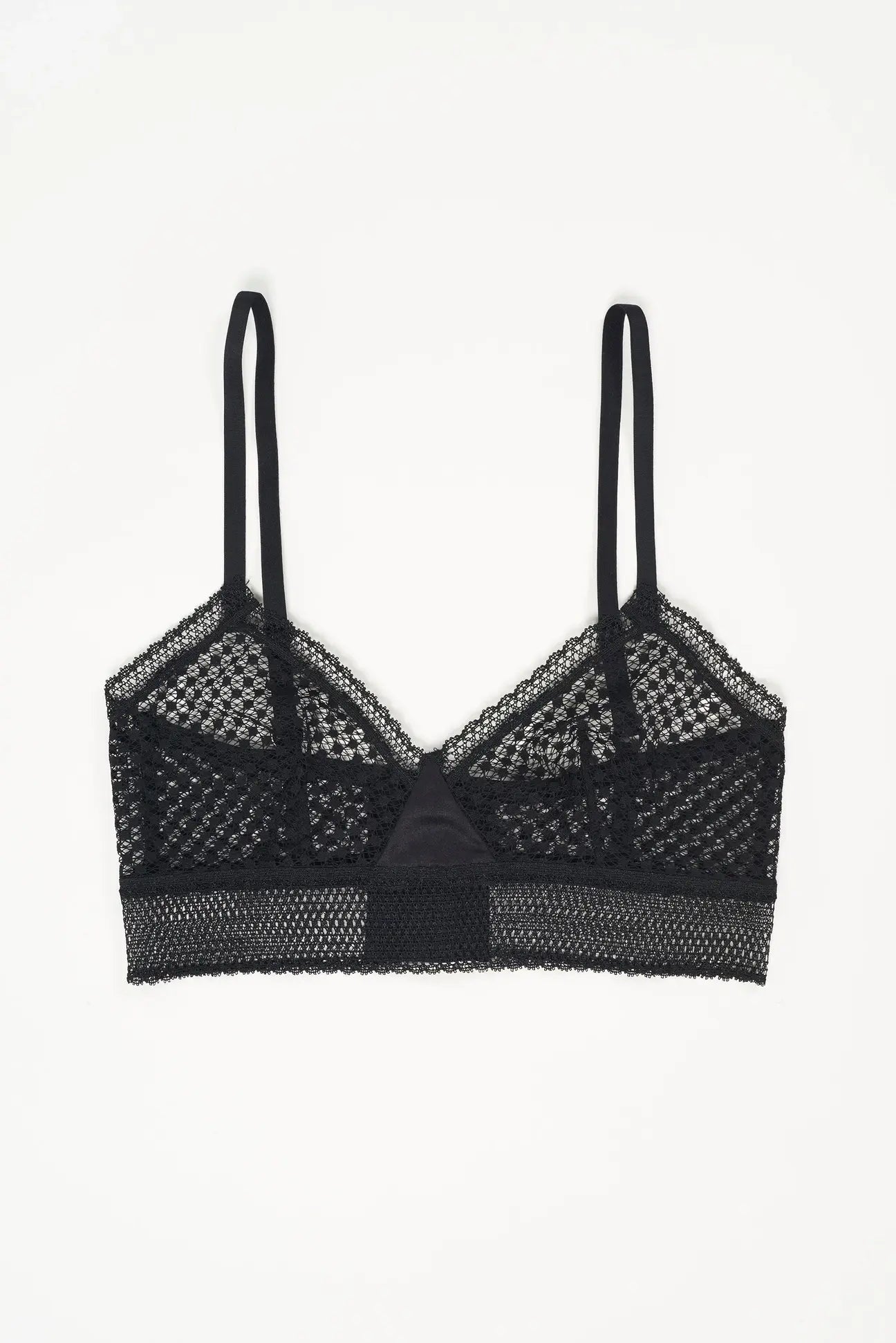 balconette bras for a sexy neckline Polyester bras with moisture - wicking properties Else Lingerie Bella Triangle Wireless Sheer Mesh Bra | Black balconette bras for a sexy neckline Polyester bras with moisture - wicking properties Else Lingerie Bella Triangle Wireless Sheer Mesh Bra | Black
