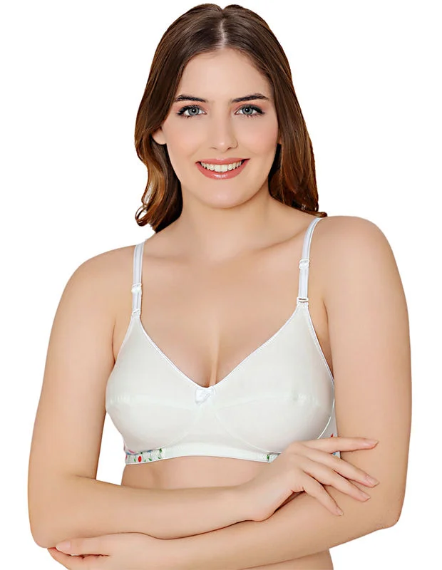 full cup bras for complete coverage Bra with a half - cup design for a sexy and minimalist look Bodycare polycotton wirefree convertible straps floral cup non padded bra-5510SGRN full cup bras for complete coverage Bra with a half - cup design for a sexy and minimalist look Bodycare polycotton wirefree convertible straps floral cup non padded bra-5510SGRN