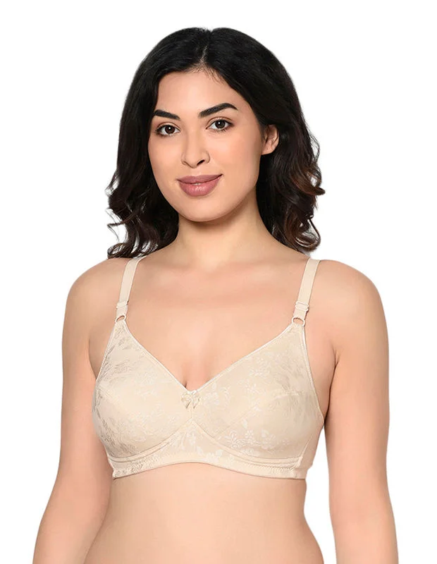 seamless wireless bras for everyday comfort Wireless bras for ultimate comfort and freedom Bodycare Printed Padded Bra-6579-Skin seamless wireless bras for everyday comfort Wireless bras for ultimate comfort and freedom Bodycare Printed Padded Bra-6579-Skin