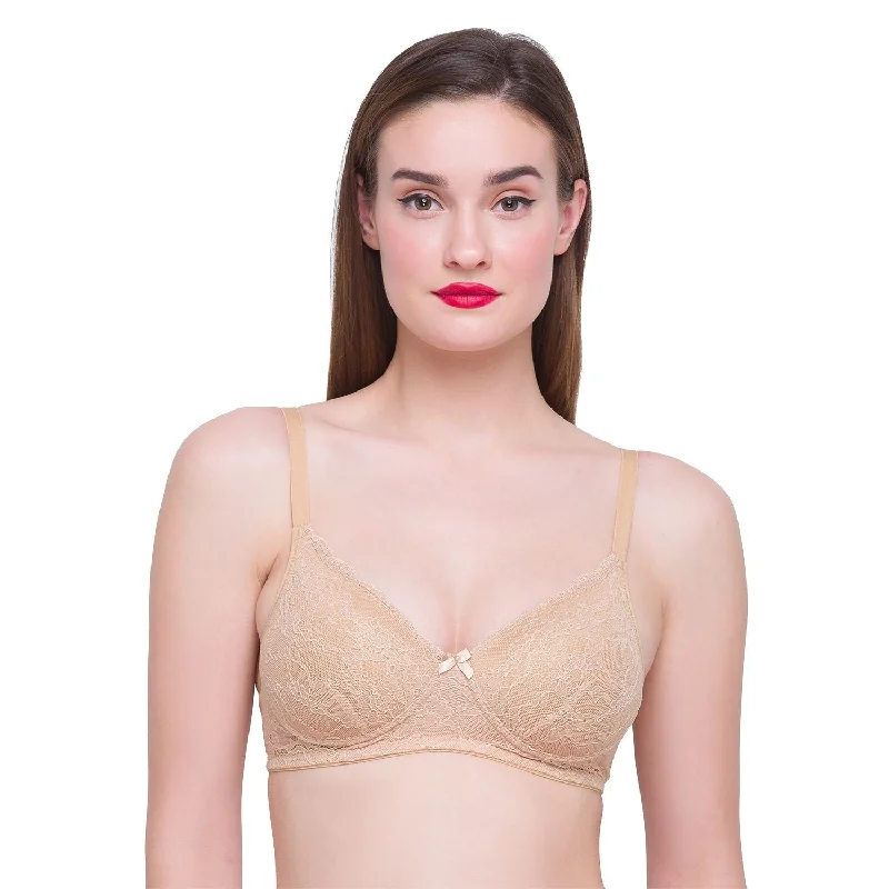 moisture wicking sports bras for sweaty workouts Long - line bras for added support and a slimming effect Lightly Padded Non Wired Solid Nylon Bra Skin moisture wicking sports bras for sweaty workouts Long - line bras for added support and a slimming effect Lightly Padded Non Wired Solid Nylon Bra Skin
