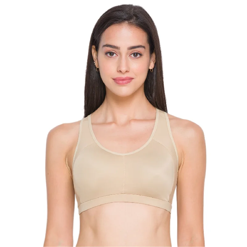 minimizer underwire bras for more control Bra with a plus - size adjustable strap for added comfort Lightly Padded Non Wired Full Coverage Sports Bra Beige minimizer underwire bras for more control Bra with a plus - size adjustable strap for added comfort Lightly Padded Non Wired Full Coverage Sports Bra Beige